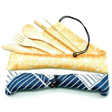 Load image into Gallery viewer, Bamboo Travel Cutlery Set