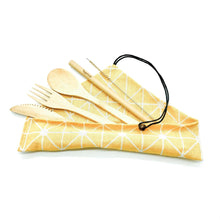 Load image into Gallery viewer, Bamboo Travel Cutlery Set