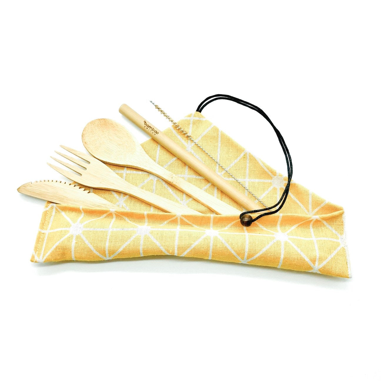 Bamboo Travel Cutlery Set